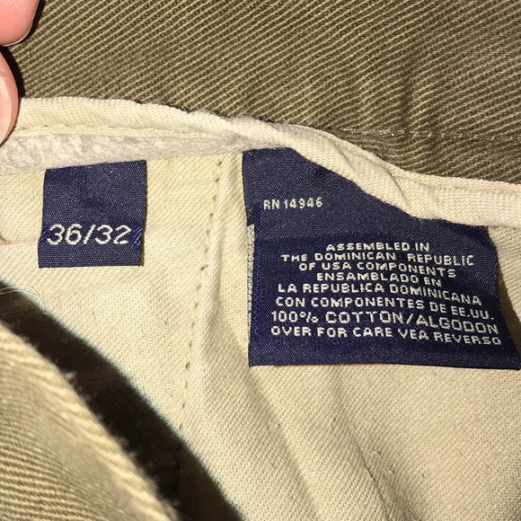 Bill Blass green chinos SIZE 36x32 - Picture 5 of 5
